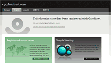 Tablet Screenshot of cprplusdirect.com
